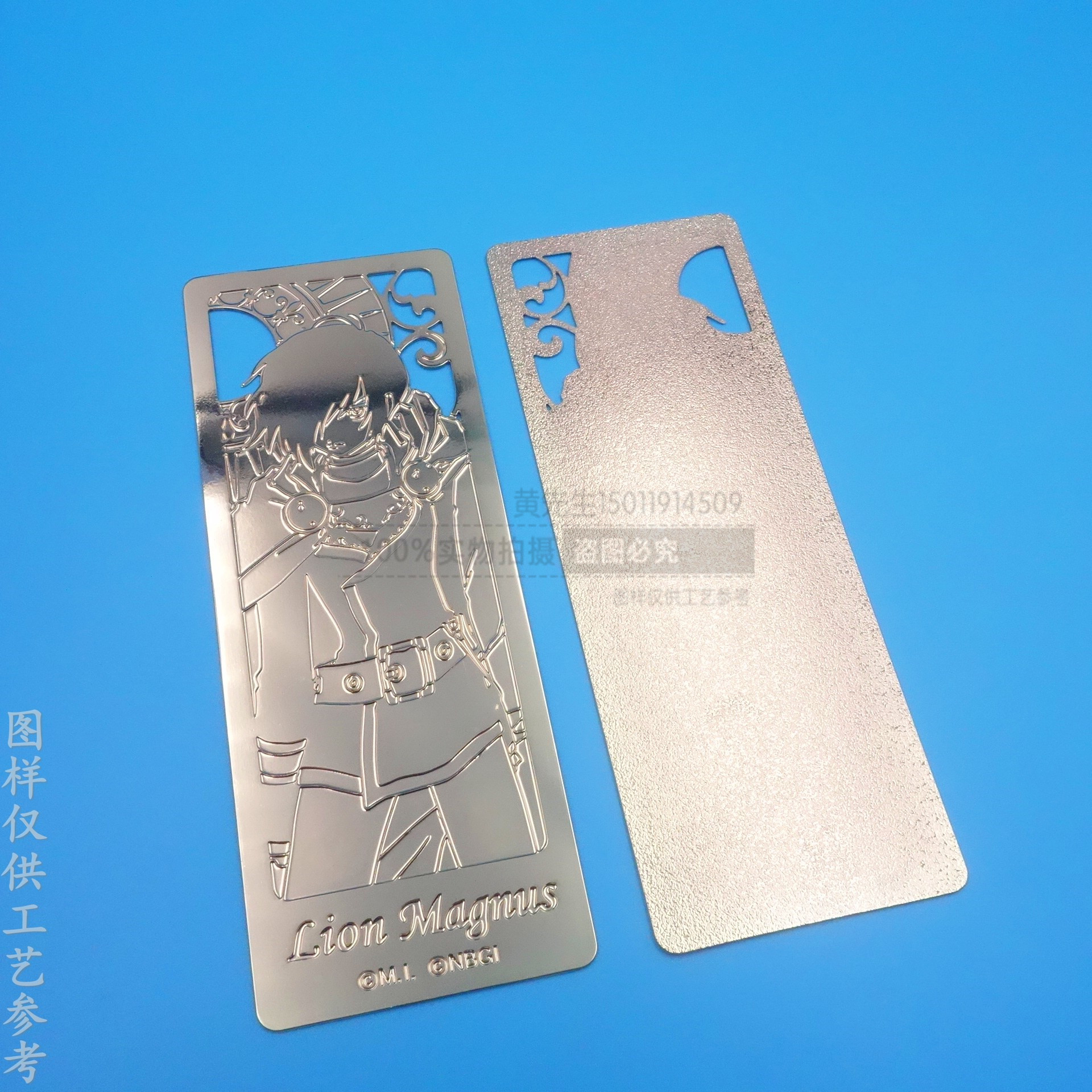 批发金属书签 日韩二次元学习文具用品 动漫元素黄铜书签工厂直销